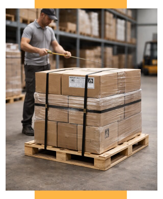 Упаковка и паллетирование грузов от 3639 р. | СетСервис-Кор