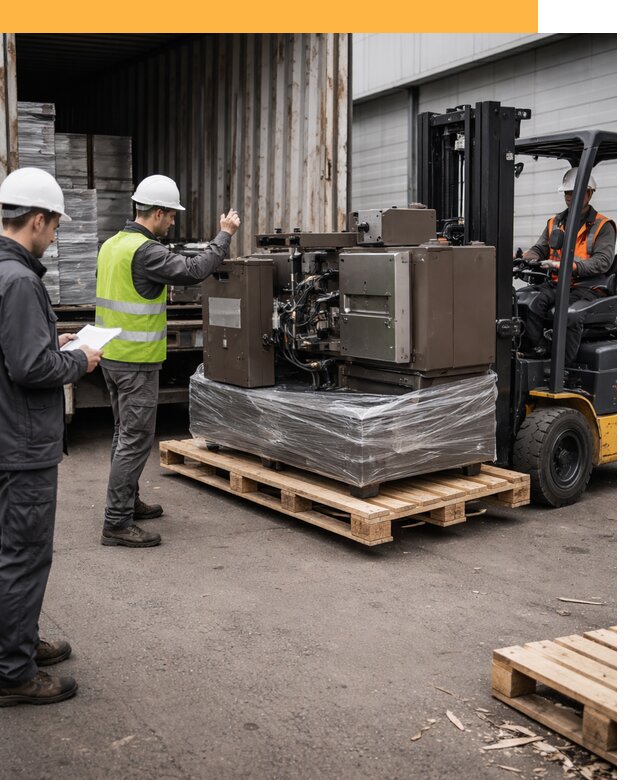 Доставка промышленного оборудования из Европы от 46787