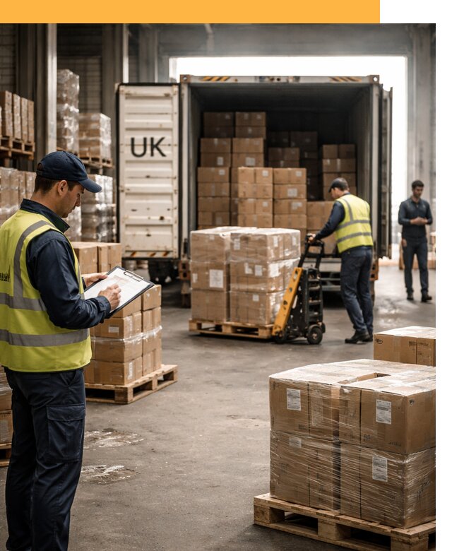 Доставка грузов из Великобритании с таможенным оформлением от 12996