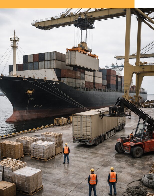 Морские перевозки из Индии: доставка FCL/LCL, таможня от 124764