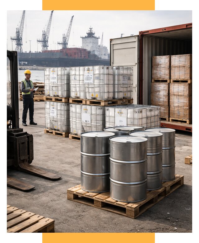 Доставка химического сырья из Индии от 259925 р. | СетСервис-Кор