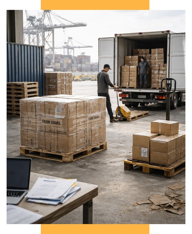 Доставка грузов из Израиля от 15596 р., логистика от СетСервис-Кор