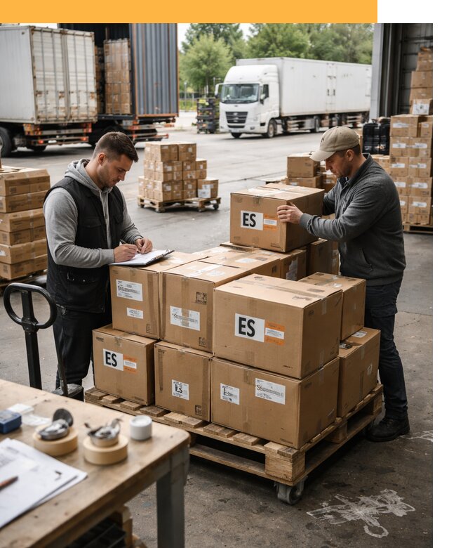 Доставка грузов в Испанию автотранспортом от 36390 руб