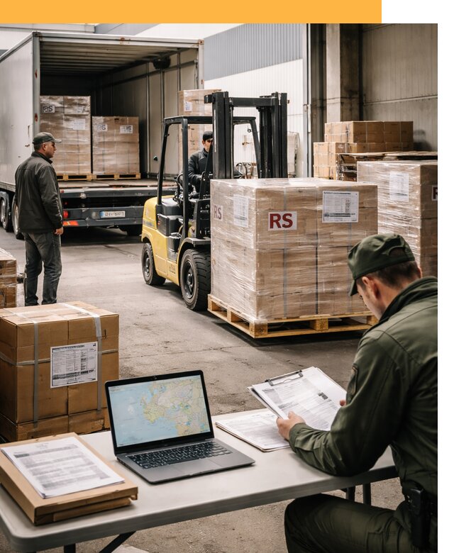 Доставка грузов в Сербию от 46787 руб, международные перевозки