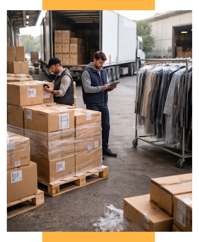 Перевозка и доставка одежды из Китая от 7798 р., СетСервис-Кор