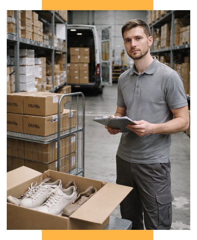 Доставка обуви из Китая и Турции от 4679 р. СетСервис-Кор