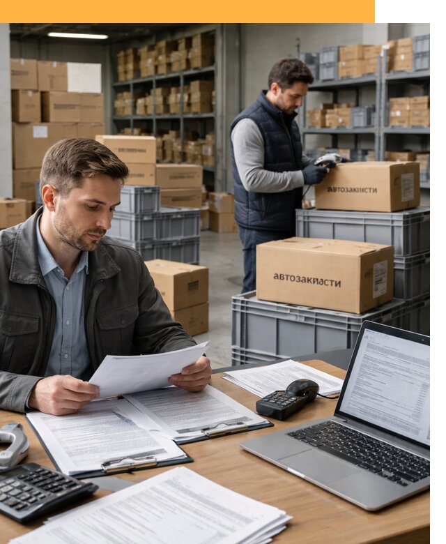 Таможенное оформление автозапчастей по выгодным тарифам от 8837