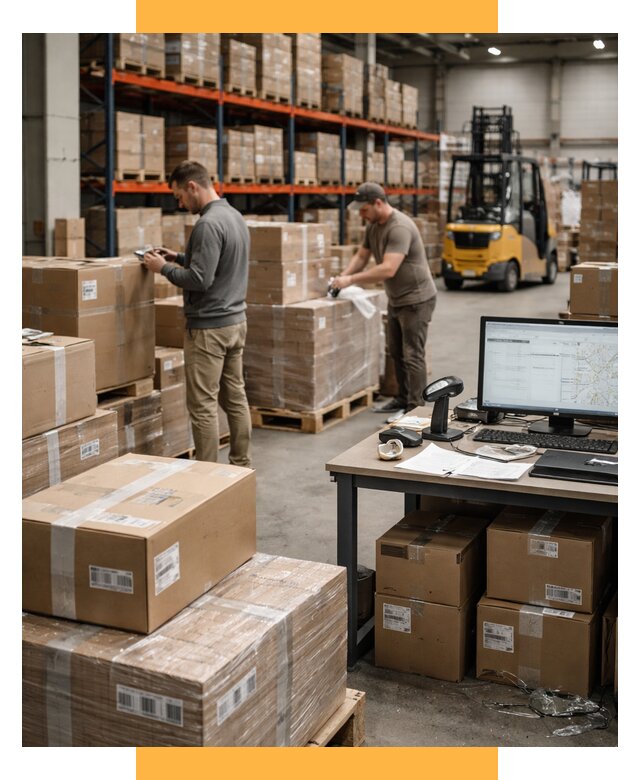 Склад консолидации в Европе от 6758 р., услуги СетСервис-Кор