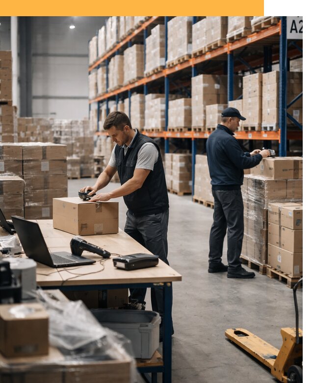 Склад консолидации в Европе: хранение, сортировка от 6758